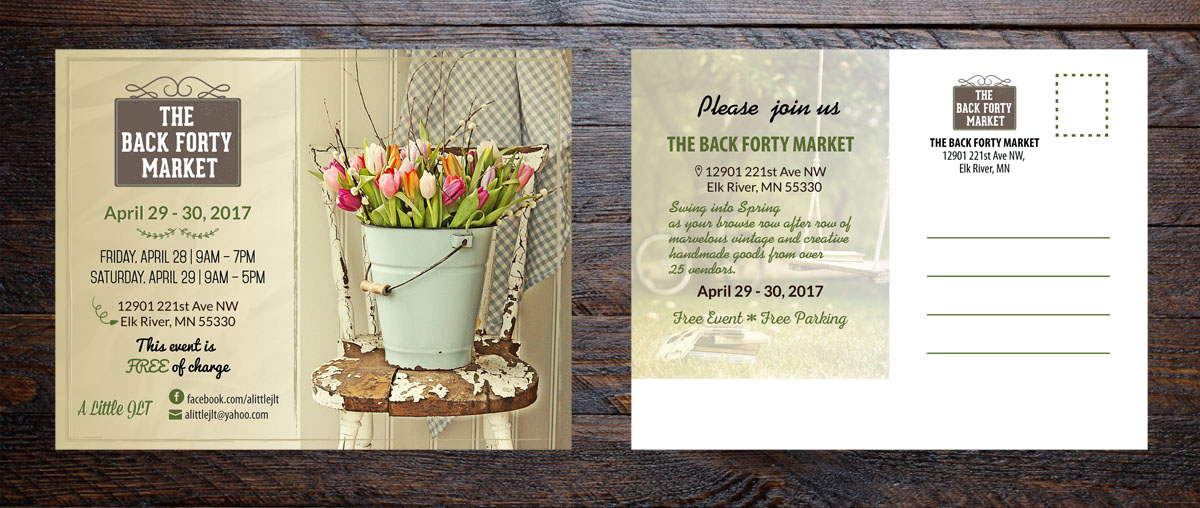 Postcard Design by Venus L. Penaflor for this project | Design #11515095