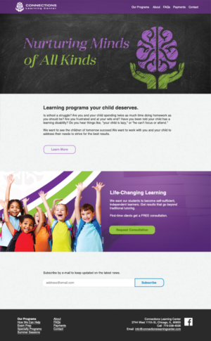 Web Design by Sarah Beth for this project | Design #11475504