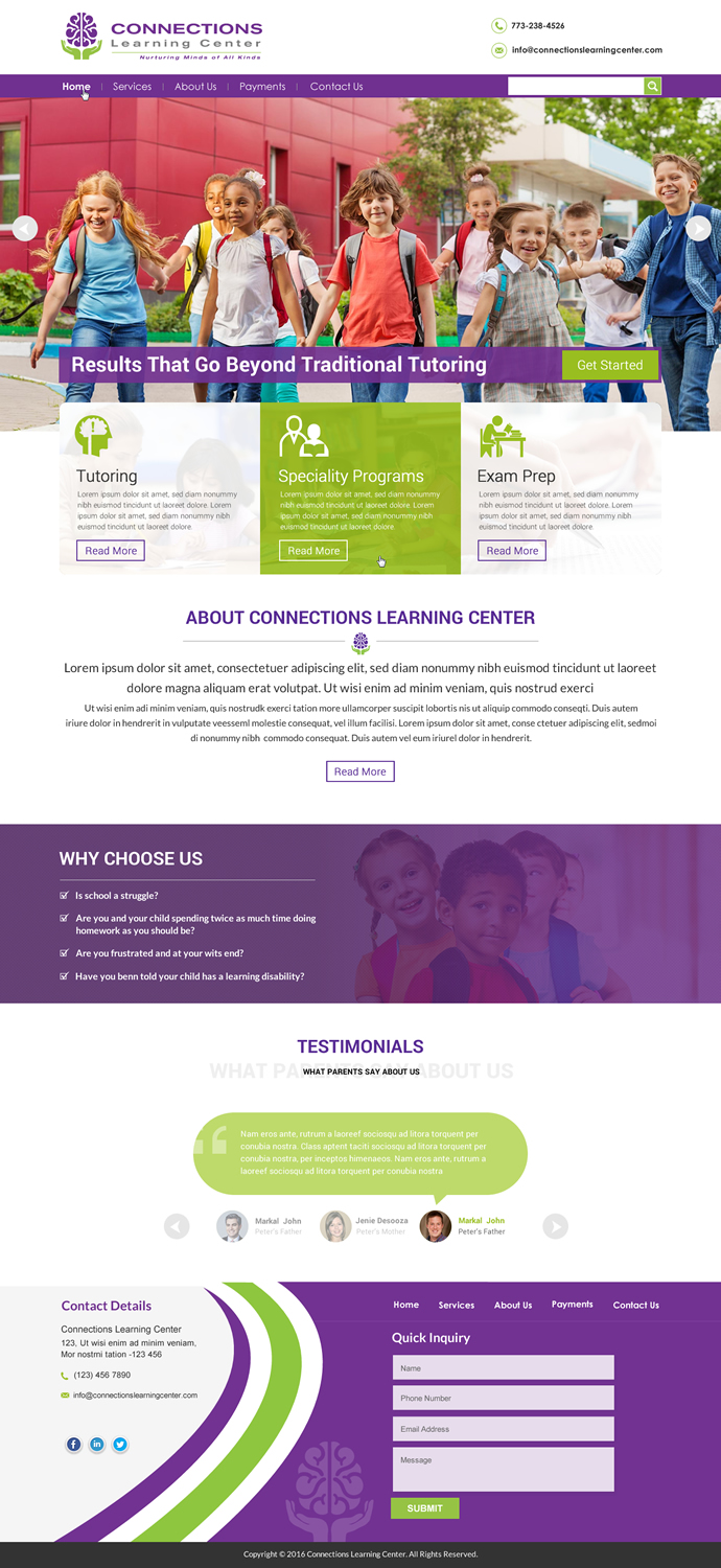 Web Design by Sbss for this project | Design #11471840