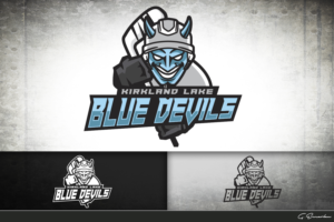 Kirkland Lake Blue Devils | Diseño de Logo por gekgrfx
