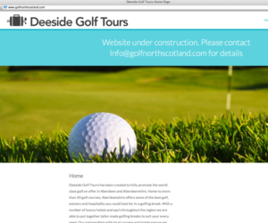Deeside Golf Tours | Logo Design by Buck Tornado