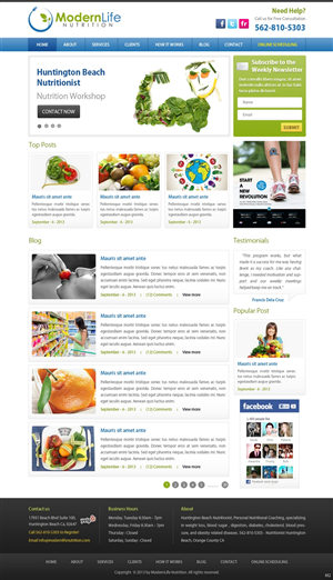 Wordpress Design by pb for this project | Design: #2332100