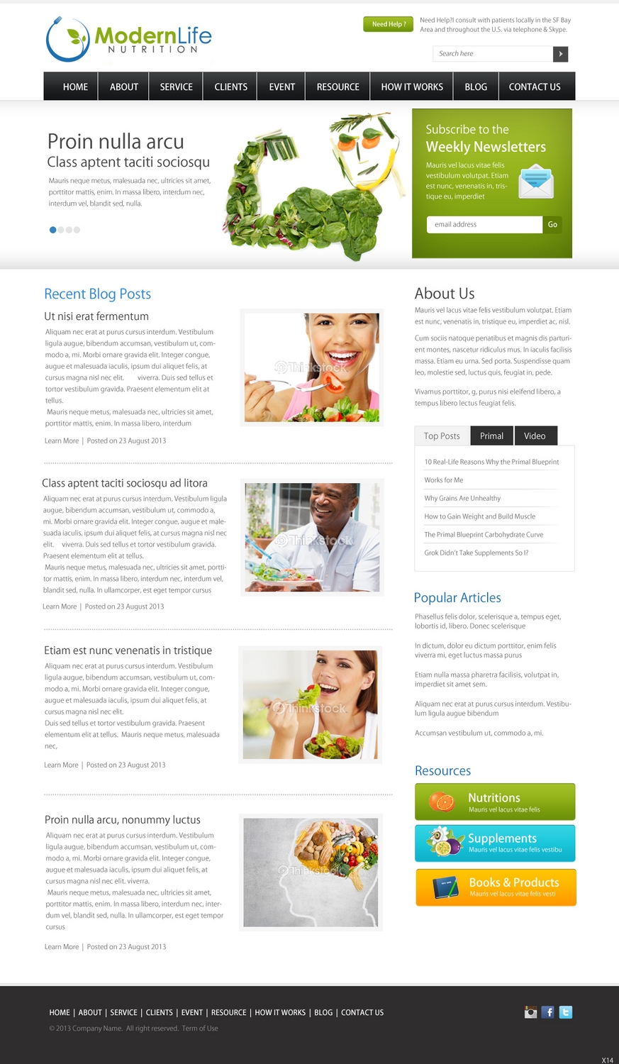 Wordpress Design by pb for this project | Design #2340113