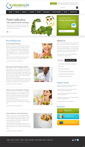 Wordpress Design by pb for this project | Design: #2340113