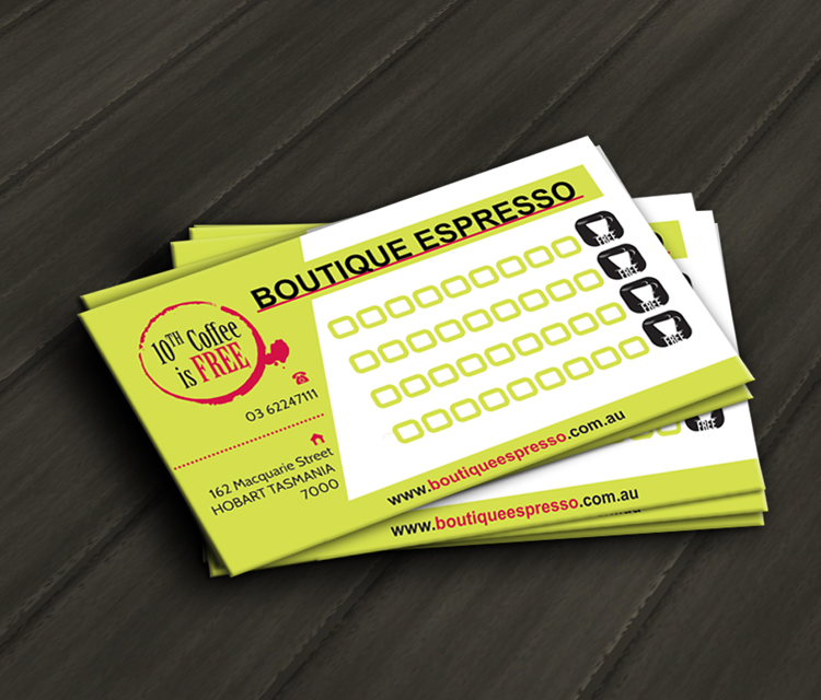 Business Card Design by Hida Aja™ for Boutique Espresso | Design #2333924
