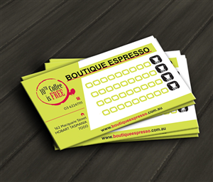 Visitenkarten-Design von Hida Aja™ für Boutique Espresso | Design: #2333924