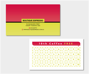 Business Card Design by dxp for Boutique Espresso | Design #2325199