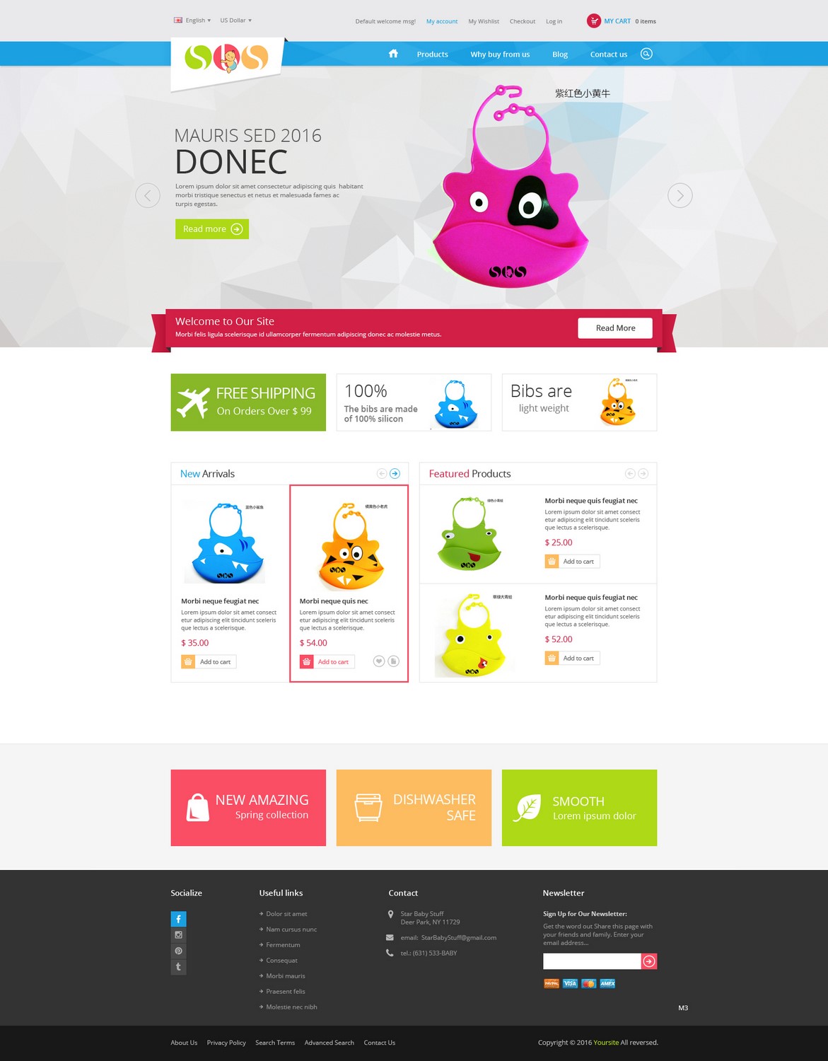 Diseño Web por pb para StarBabyStuff | Diseño #11481716