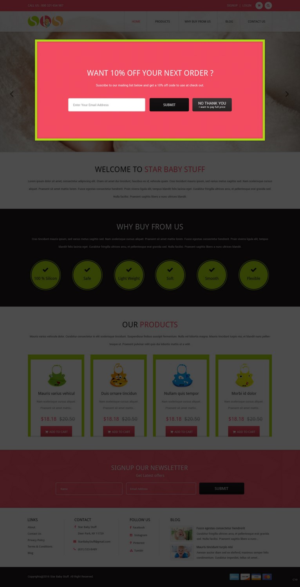 Diseño Web por pb para StarBabyStuff | Diseño: #11490352