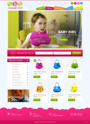 Web Design by pb for StarBabyStuff | Design: #11490354