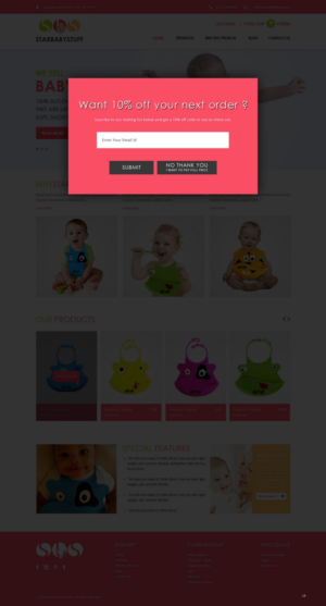 Web Design by pb for StarBabyStuff | Design: #11490363