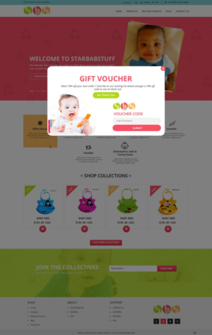 Diseño Web por pb para StarBabyStuff | Diseño: #11490364