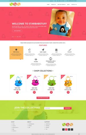 Diseño Web por pb para StarBabyStuff | Diseño: #11490365