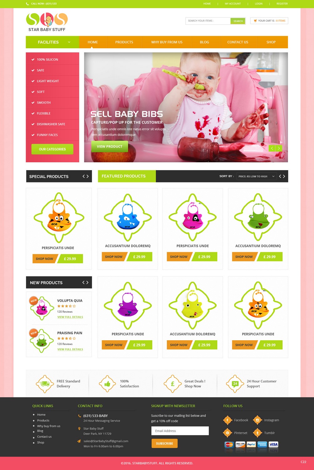Diseño Web por pb para StarBabyStuff | Diseño #11490367