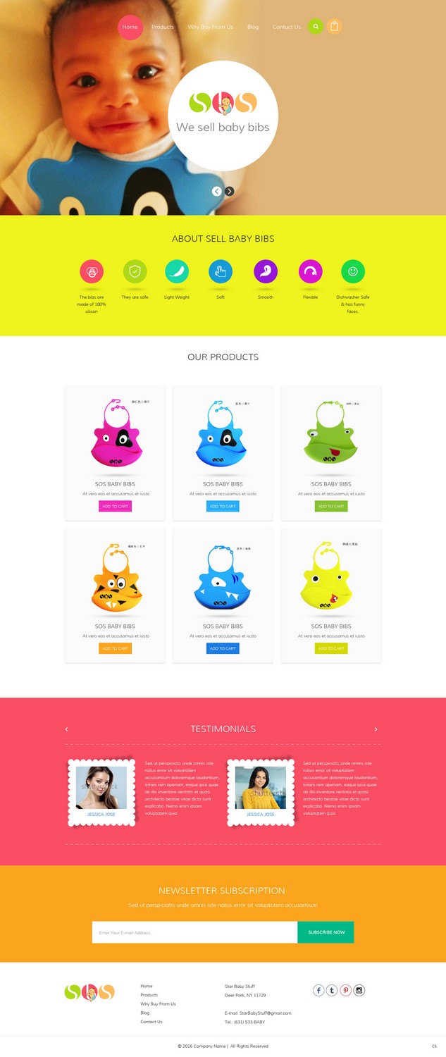 Diseño Web por pb para StarBabyStuff | Diseño #11490369