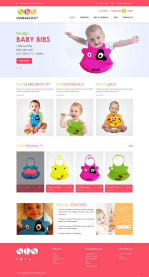 Diseño Web por pb para StarBabyStuff | Diseño: #11490372