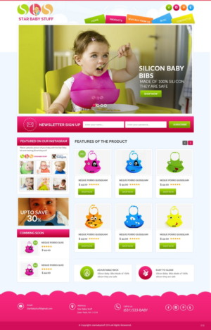Diseño Web por pb para StarBabyStuff | Diseño: #11507608