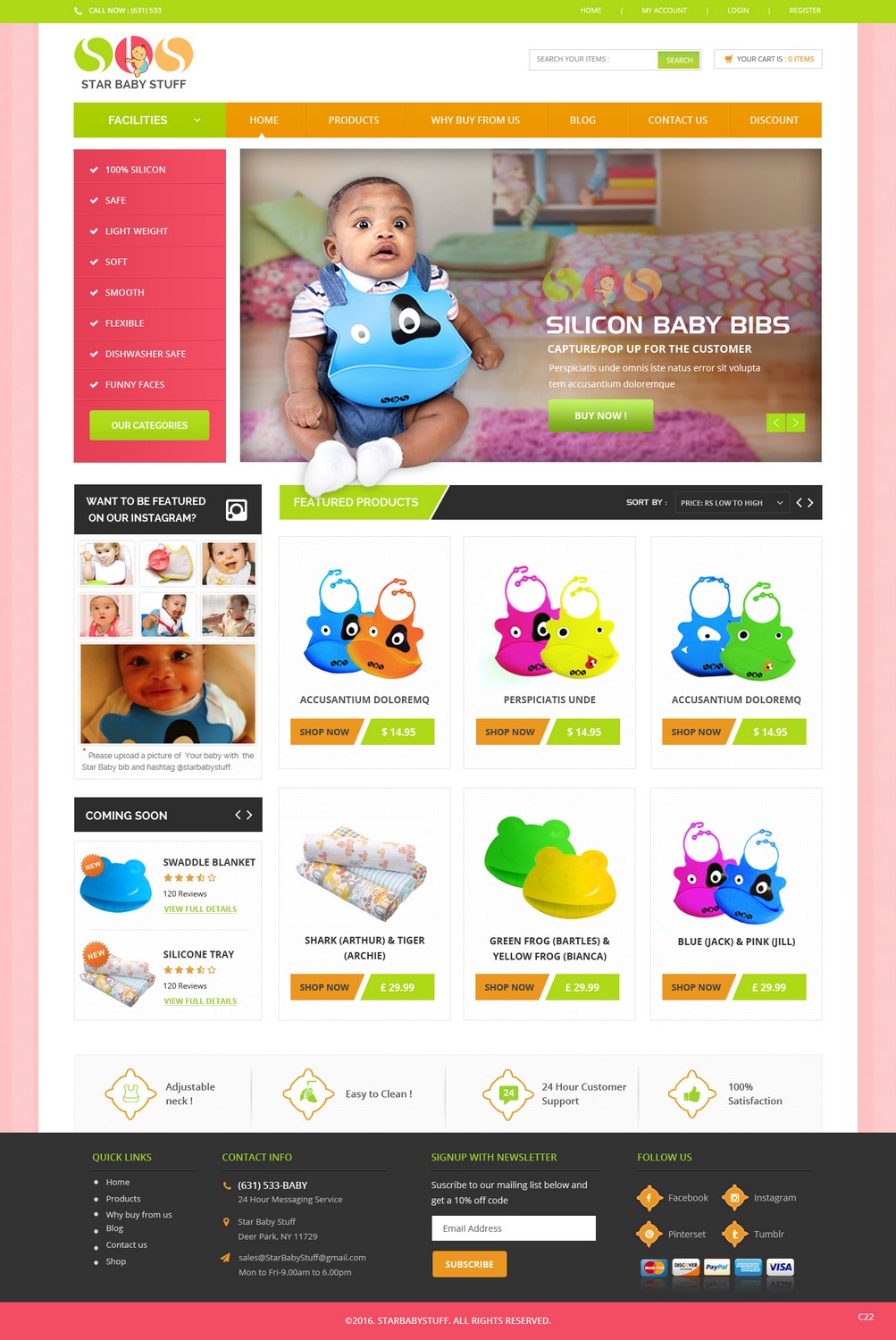 Diseño Web por pb para StarBabyStuff | Diseño #11586044