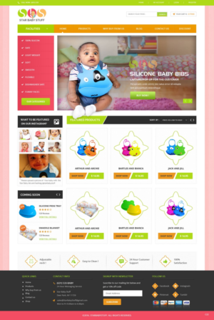 Web Design by pb for StarBabyStuff | Design: #11596366