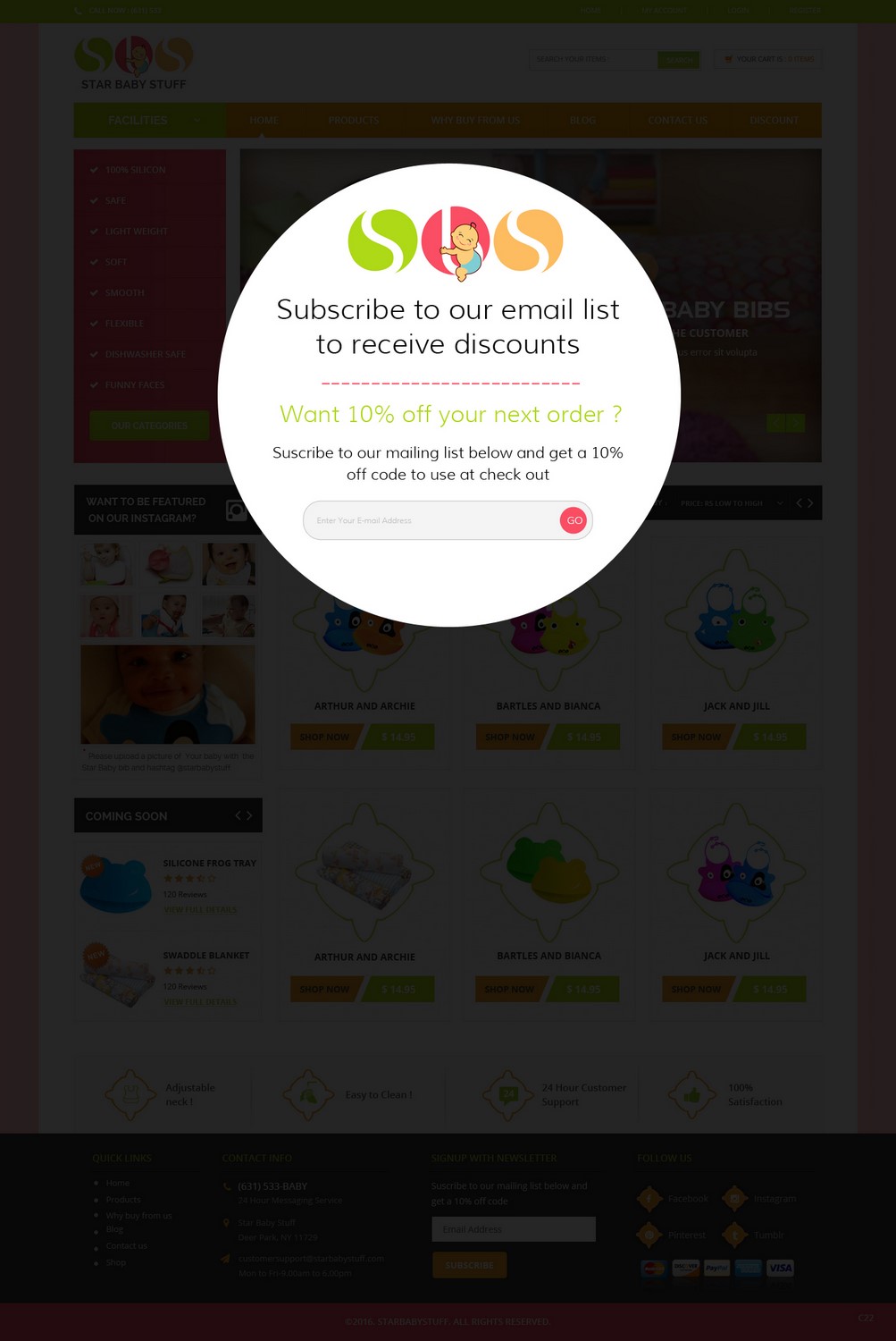 Diseño Web por pb para StarBabyStuff | Diseño #11607868