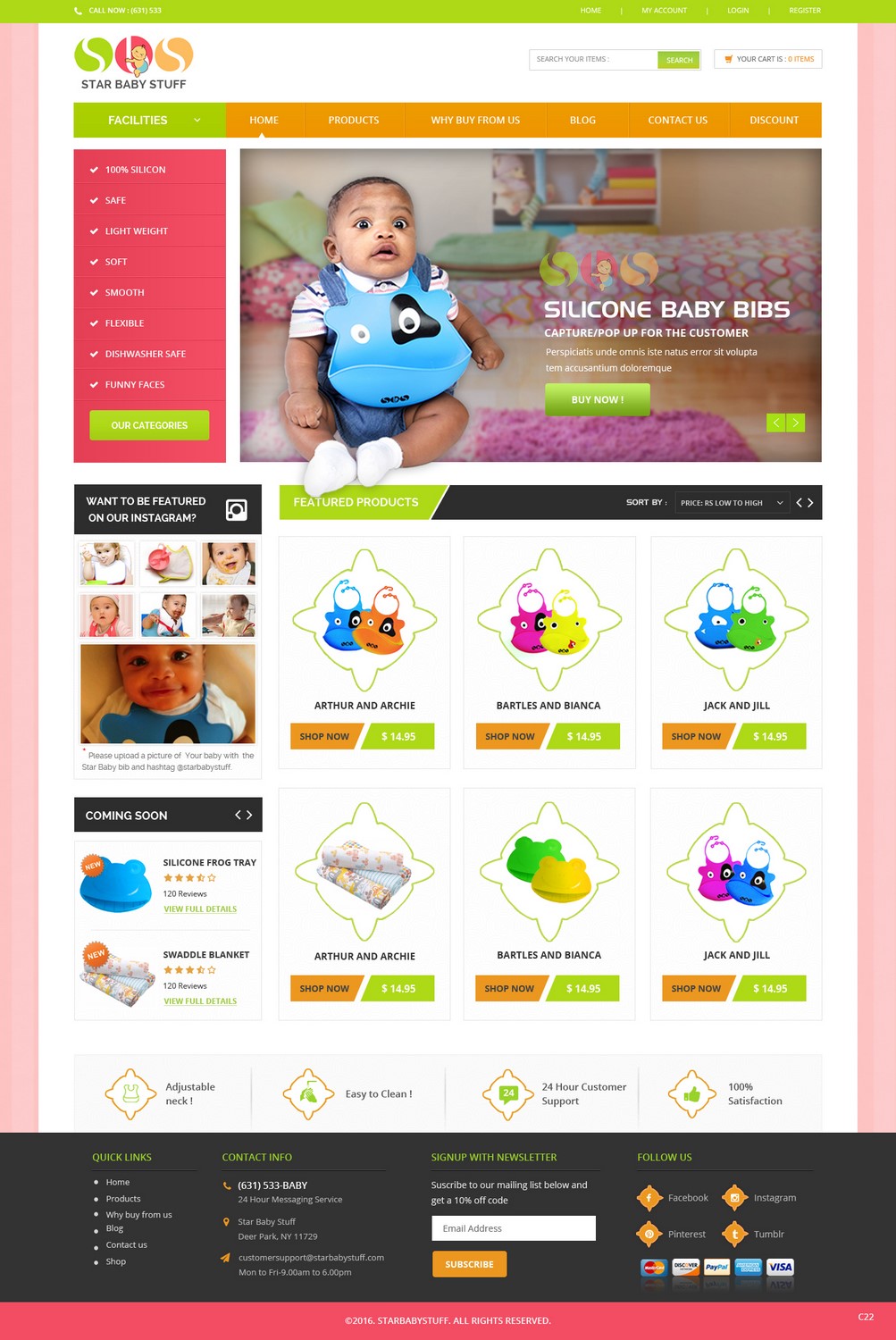 Diseño Web por pb para StarBabyStuff | Diseño #11607869