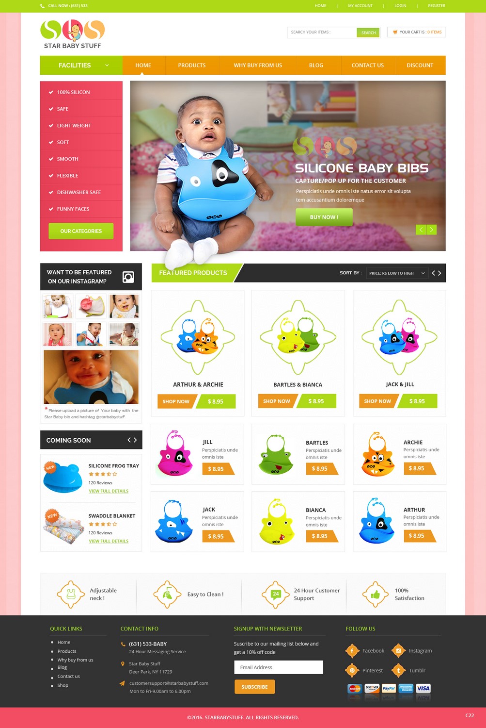 Diseño Web por pb para StarBabyStuff | Diseño #11624731