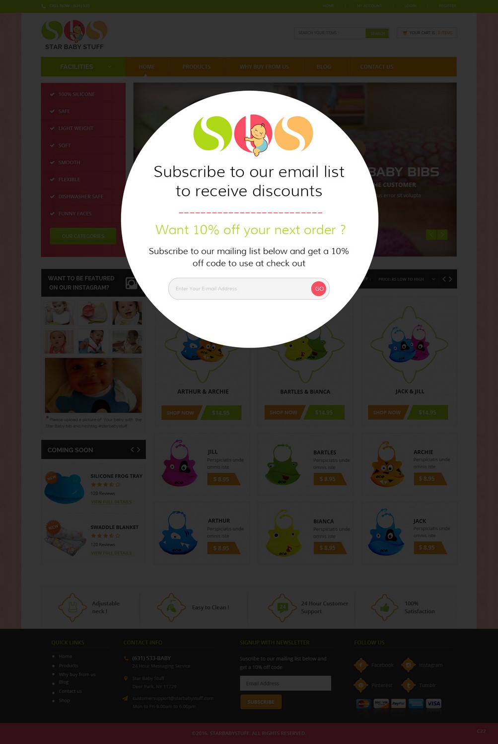 Diseño Web por pb para StarBabyStuff | Diseño #11643917