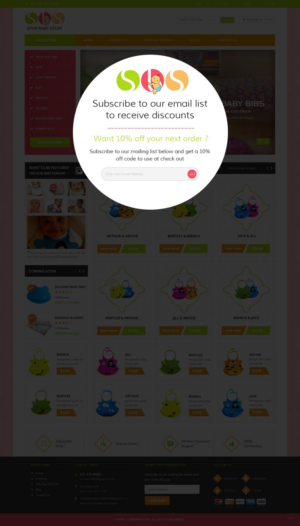 Web Design by pb for StarBabyStuff | Design: #11661876