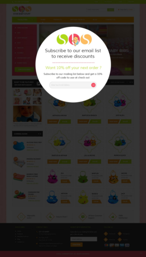 Web Design by pb for StarBabyStuff | Design: #11671248