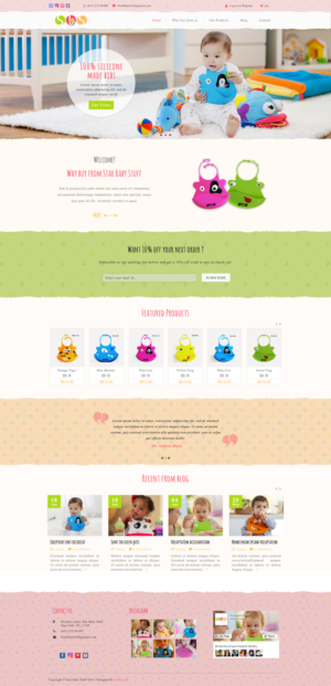 Web Design by Da Miracle for StarBabyStuff | Design #11546283