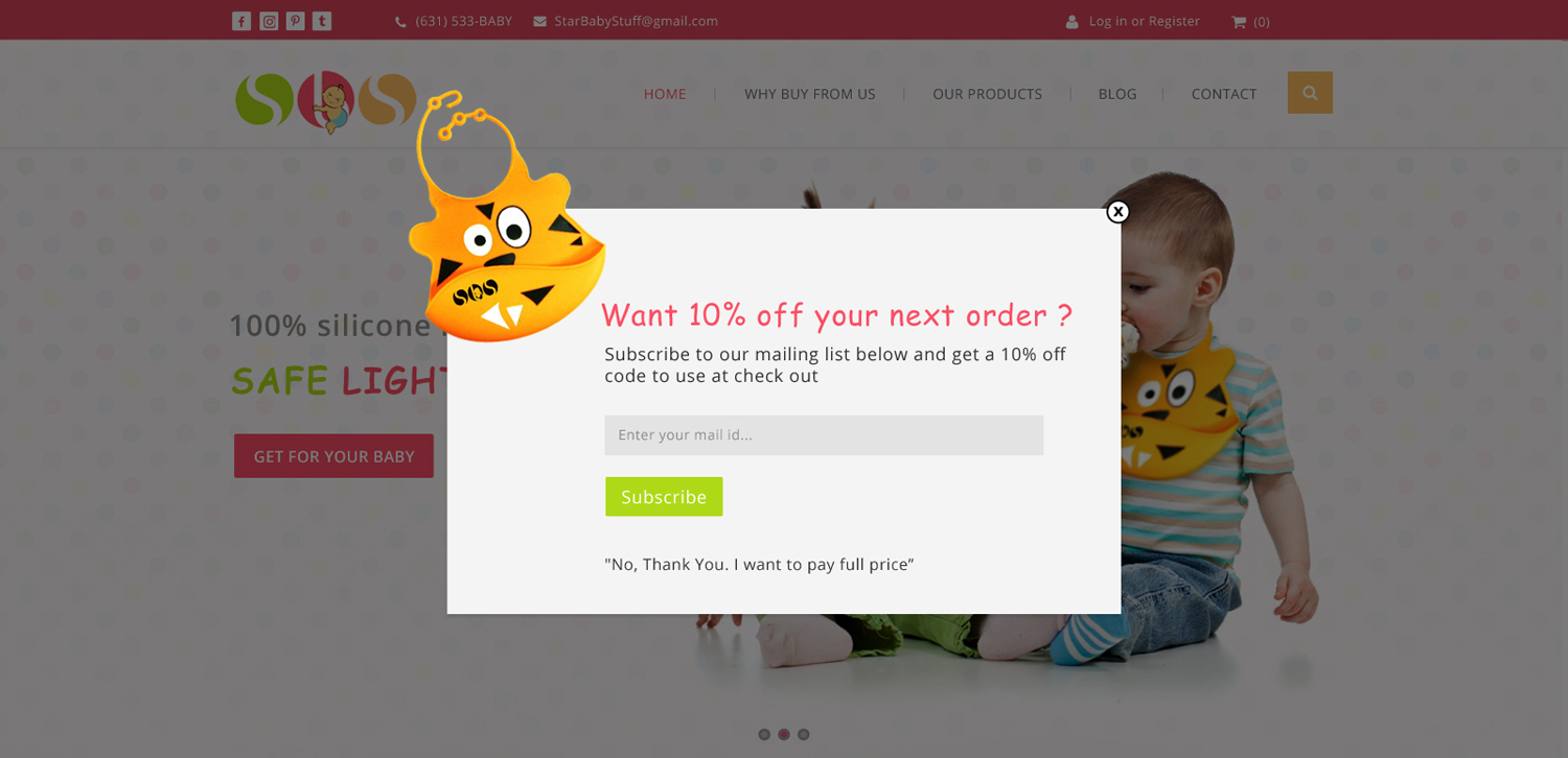 Web-Design von Da Miracle für StarBabyStuff | Design #11546285