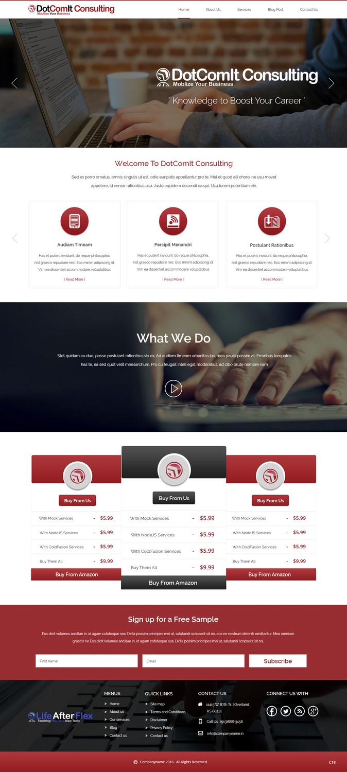Web Design by pb for DotComIt | Design #11481648