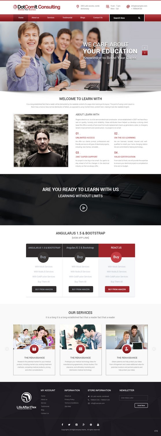 Web Design by pb for DotComIt | Design #11481676