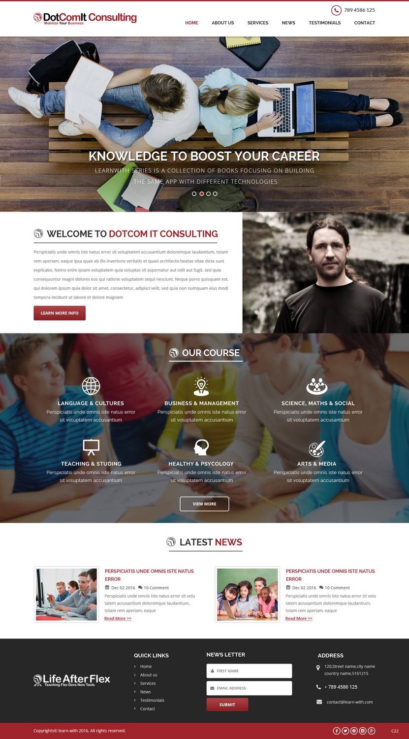 Web Design by pb for DotComIt | Design #11481685