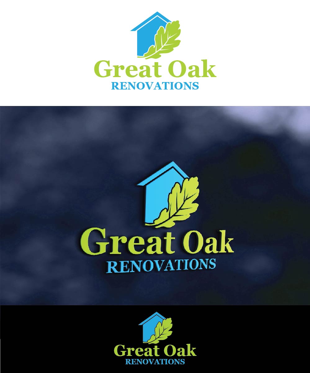 Diseño de Logo por joliau para Great Oak Renovations | Diseño #11492923