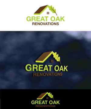 Logo Design by joliau for Great Oak Renovations | Design: #11492924