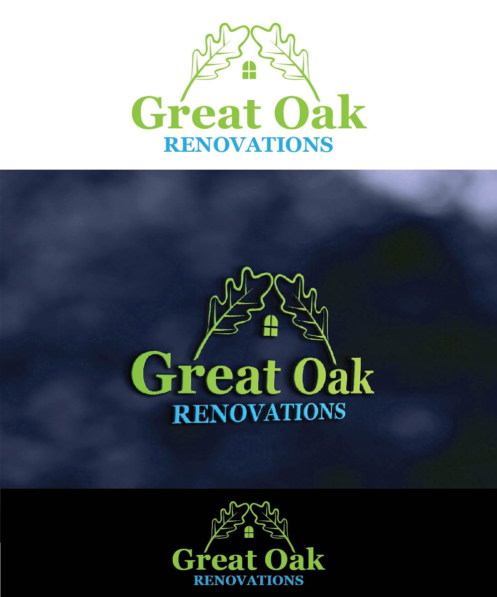 Diseño de Logo por joliau para Great Oak Renovations | Diseño #11492925