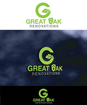 Logo Design by joliau for Great Oak Renovations | Design: #11492926