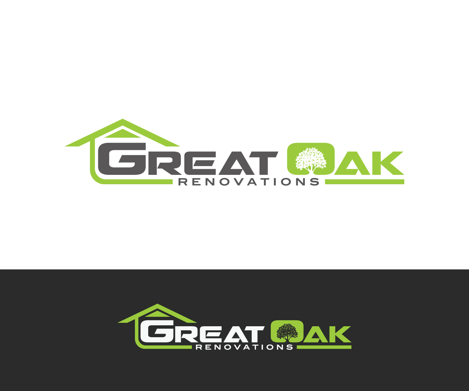 Diseño de Logo por Mario para Great Oak Renovations | Diseño #11491734
