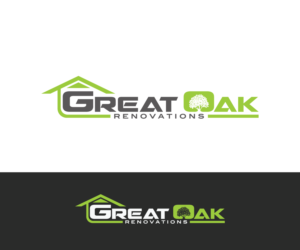 Logo Design by Mario for Great Oak Renovations | Design: #11491734