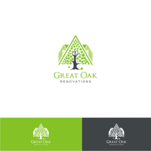 Logo Design by Arham Hidayat for Great Oak Renovations | Design #11506701