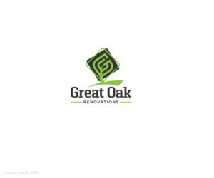 Logo Design by GreenLamp for Great Oak Renovations | Design: #11534683
