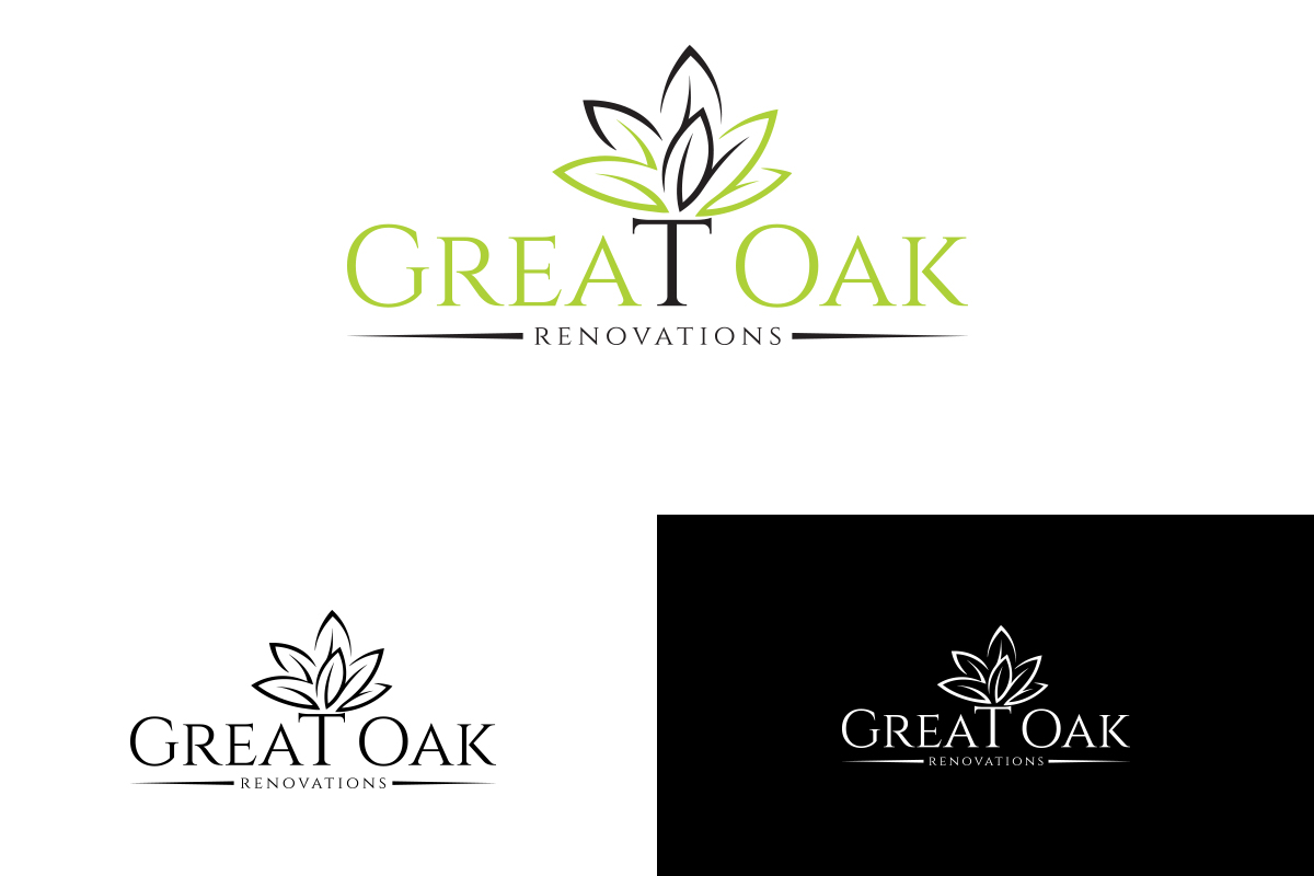 Diseño de Logo por Ather Ali Khan para Great Oak Renovations | Diseño #11497103