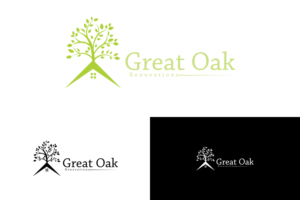 Diseño de Logo por Ather Ali Khan para Great Oak Renovations | Diseño: #11498335