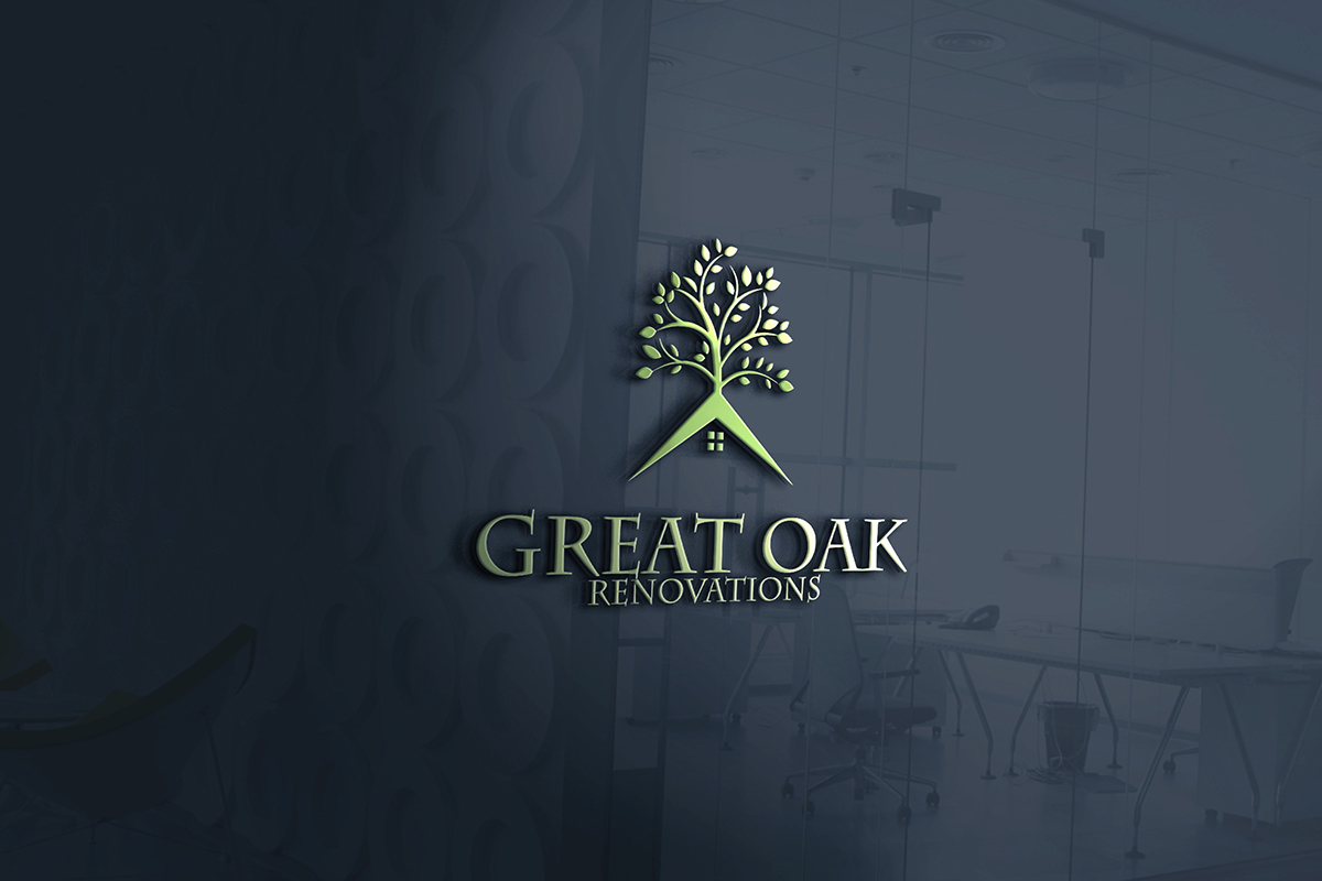 Logo Design by Ather Ali Khan for Great Oak Renovations | Design #11498864