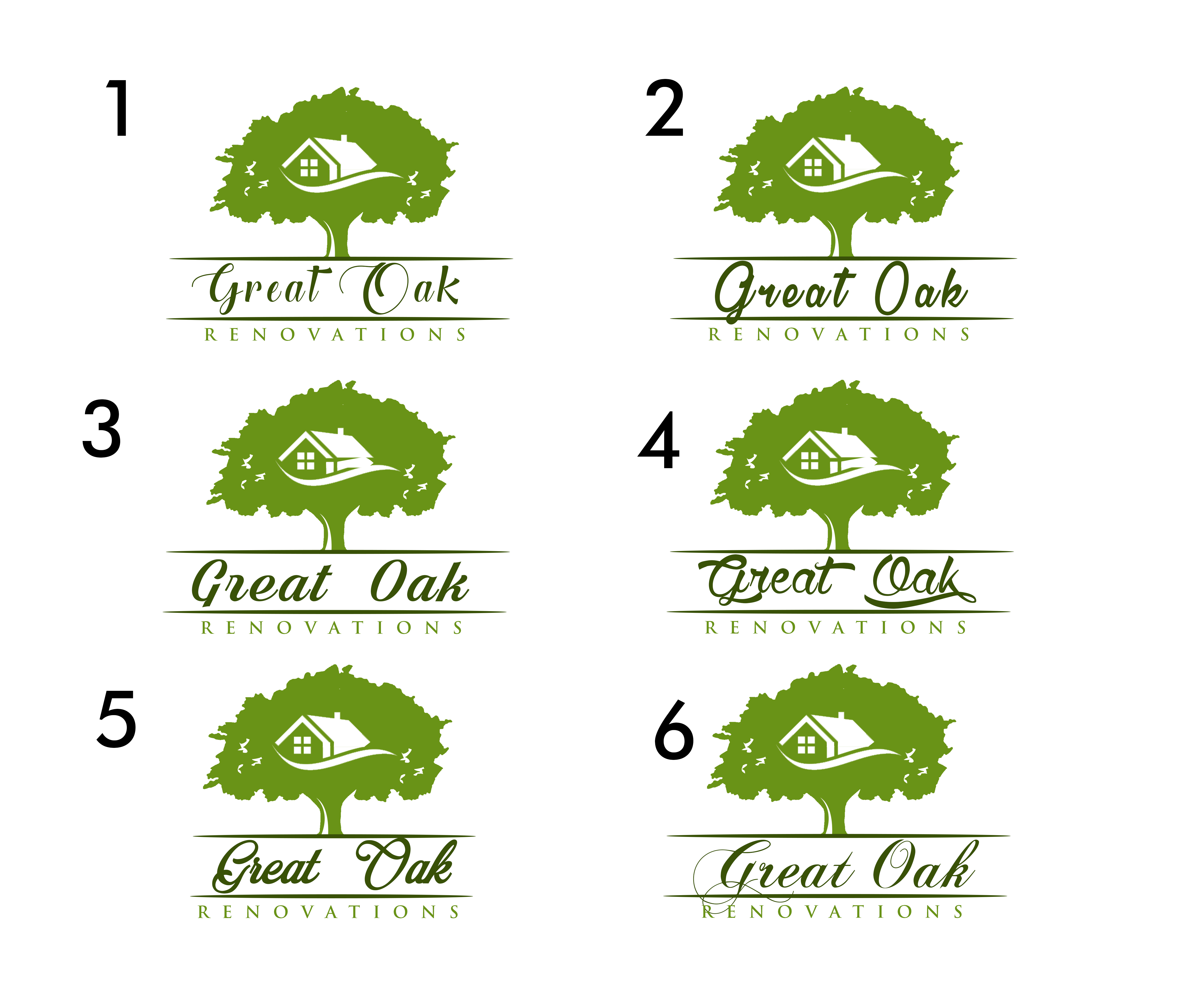 Logo Design by pixelgrapix for Great Oak Renovations | Design #11511491