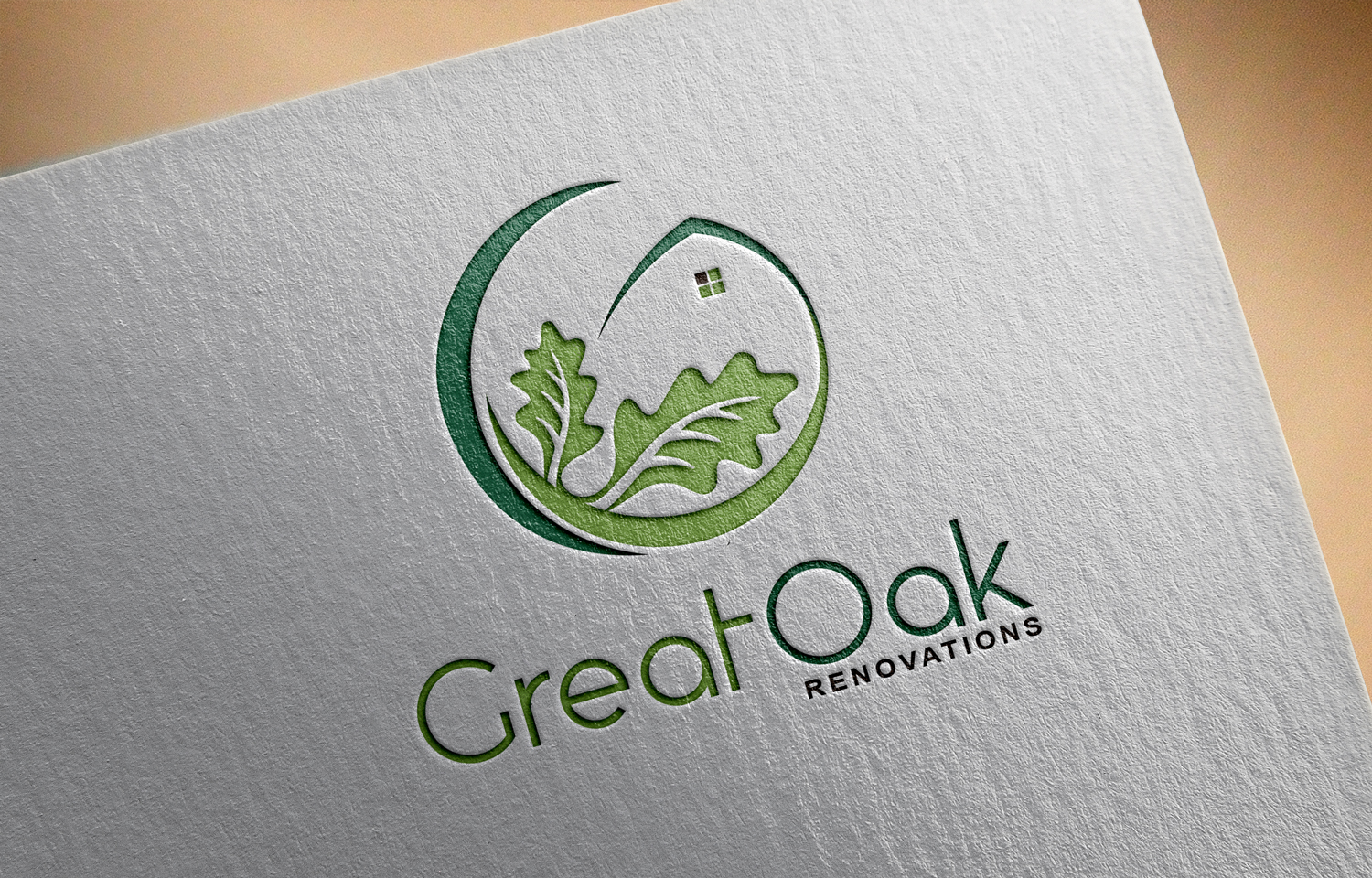 Diseño de Logo por Milicica para Great Oak Renovations | Diseño #11487819
