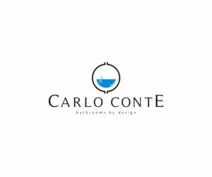 Diseño de Logo por SMG para Carlo Conte Bathrooms By Design | Diseño: #11507976