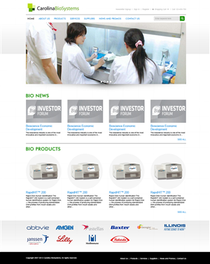 Web Design by eckographic for Genomac | Design: #2444610