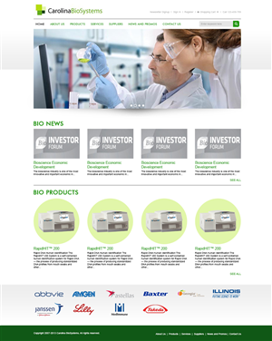 Web Design by eckographic for Genomac | Design: #2447257